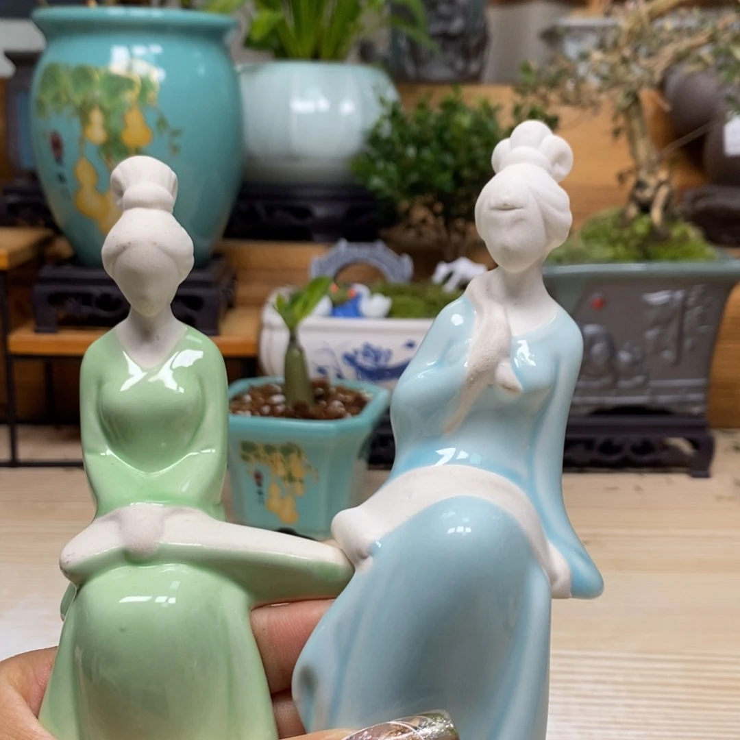 紫砂陶瓷艺术花盆陶瓷