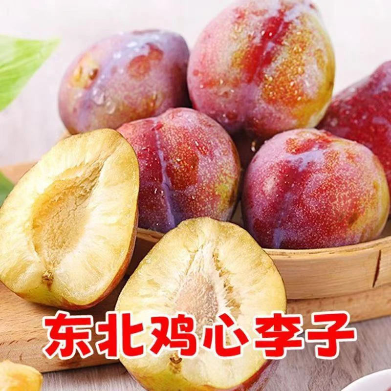 （阿二专属）鸡心李子5斤装（大小随机 摘青一点发货 到货熟了红了