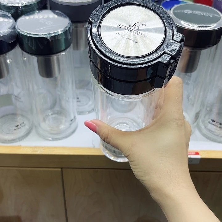 万象品牌双层玻璃杯V814S