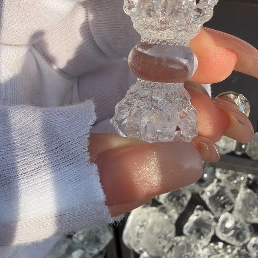 萌***）水晶车挂未镶嵌水晶