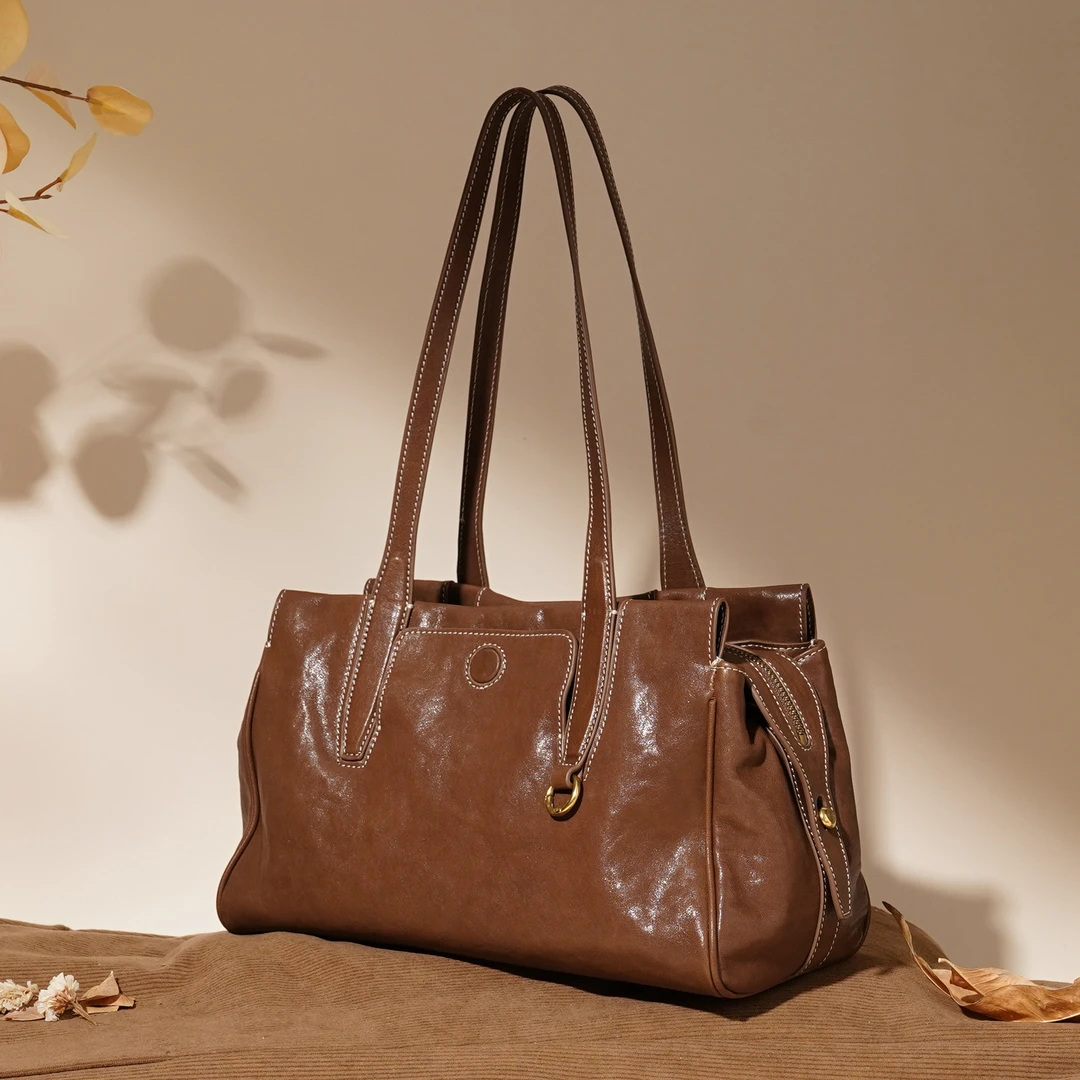 岩牛见物系列单肩包手提包旅行包手提托特挎包YN3645