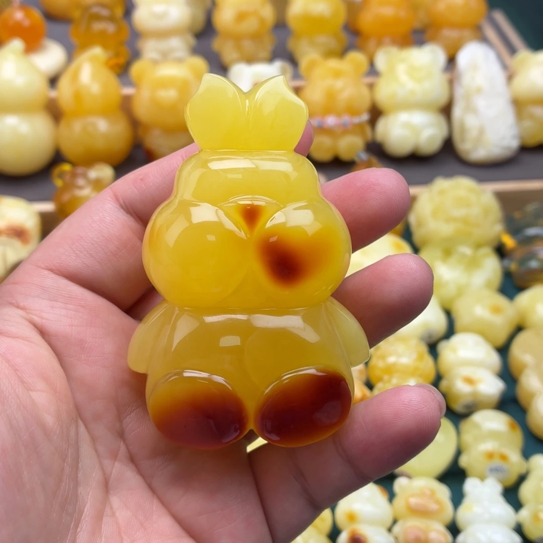 琥珀未镶嵌裸石蜜蜡