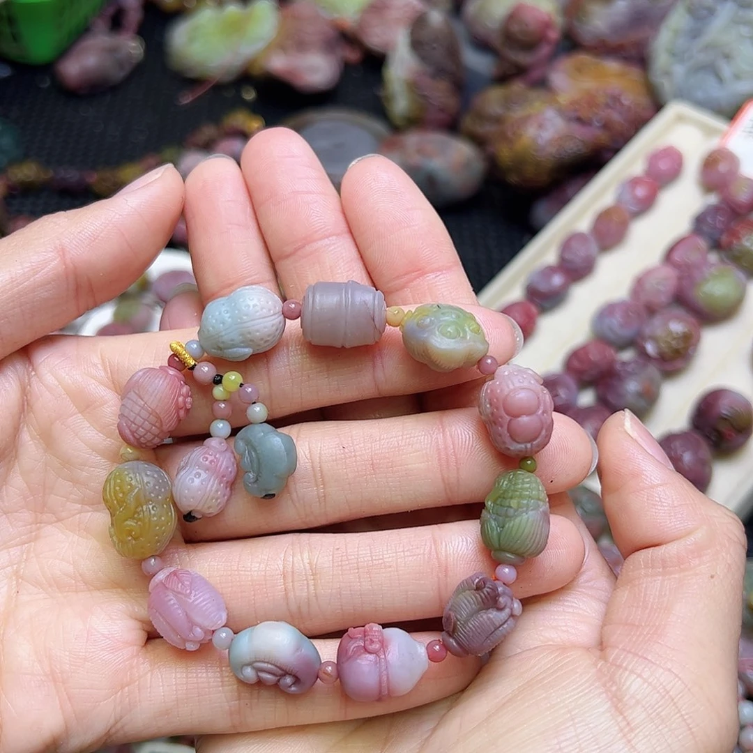 柳***下玛瑙/玉髓未镶嵌手串手串