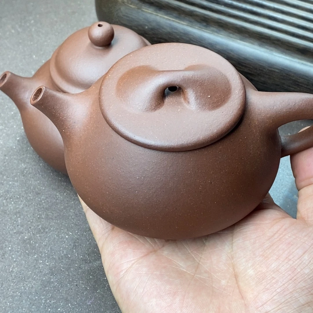 雷***巴茶壶紫砂紫砂石瓢