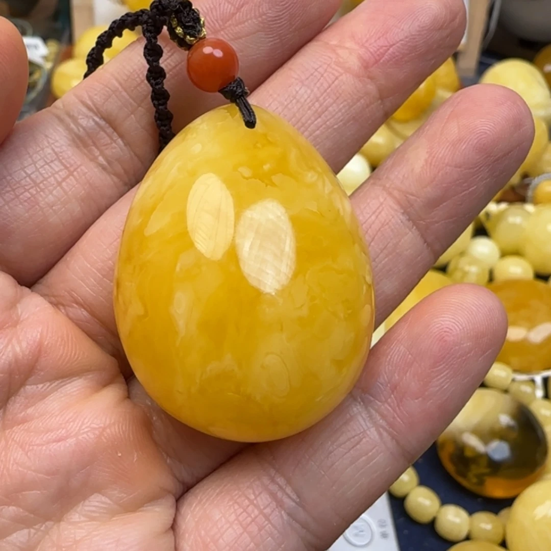 蜜蜡未镶嵌颈饰天然蜜蜡