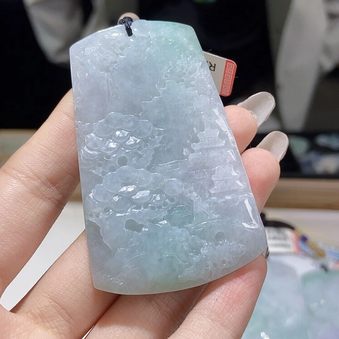 颈饰未镶嵌翡翠翡翠
