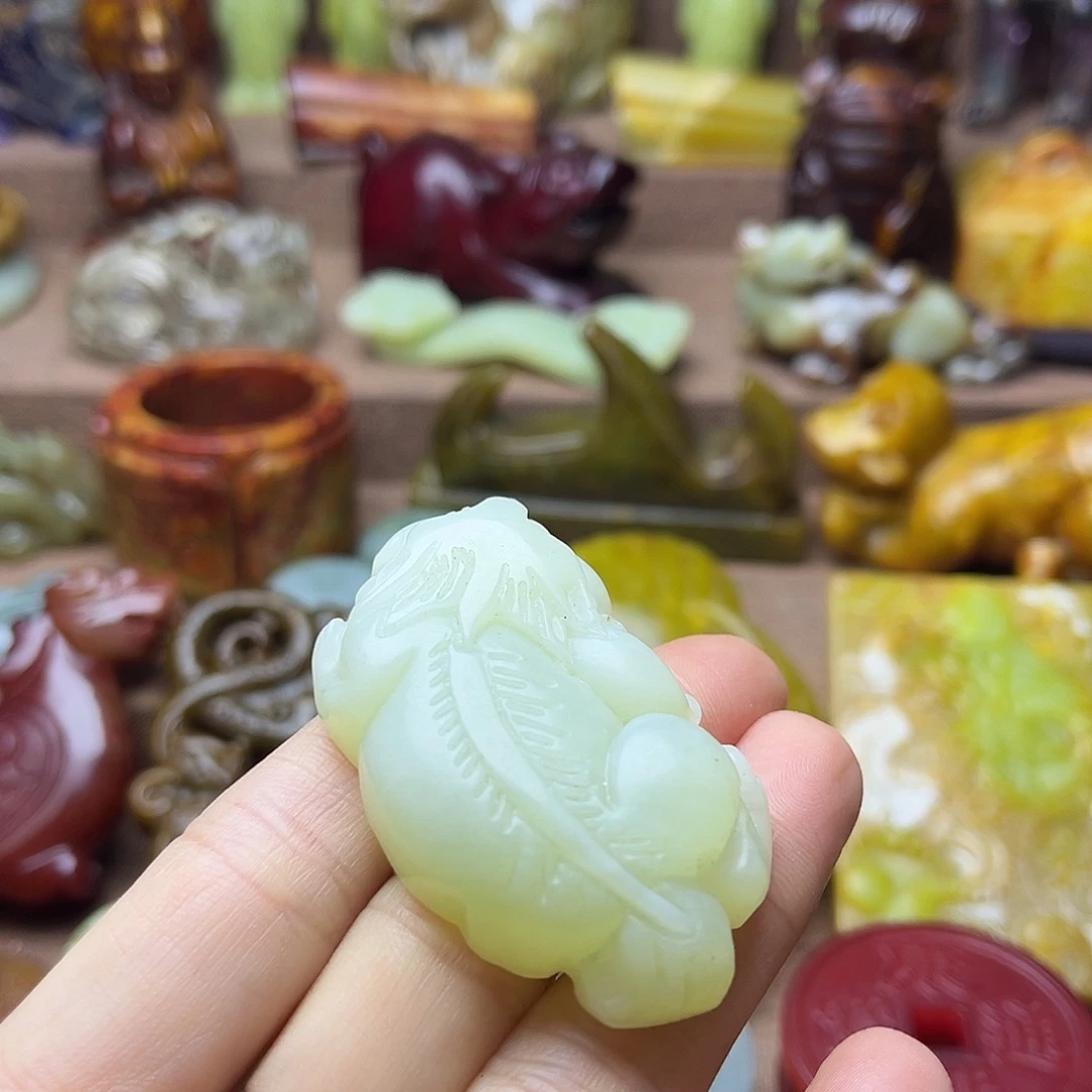 白玉菩提吊坠103。。