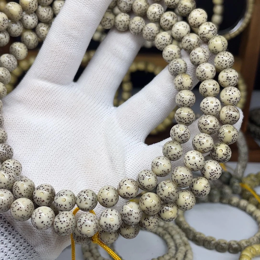 手串星月菩提9圆珠，月朗星稀