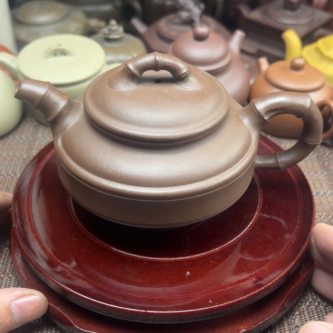 紫砂茶壶宜兴原矿紫砂壶300毫升容量