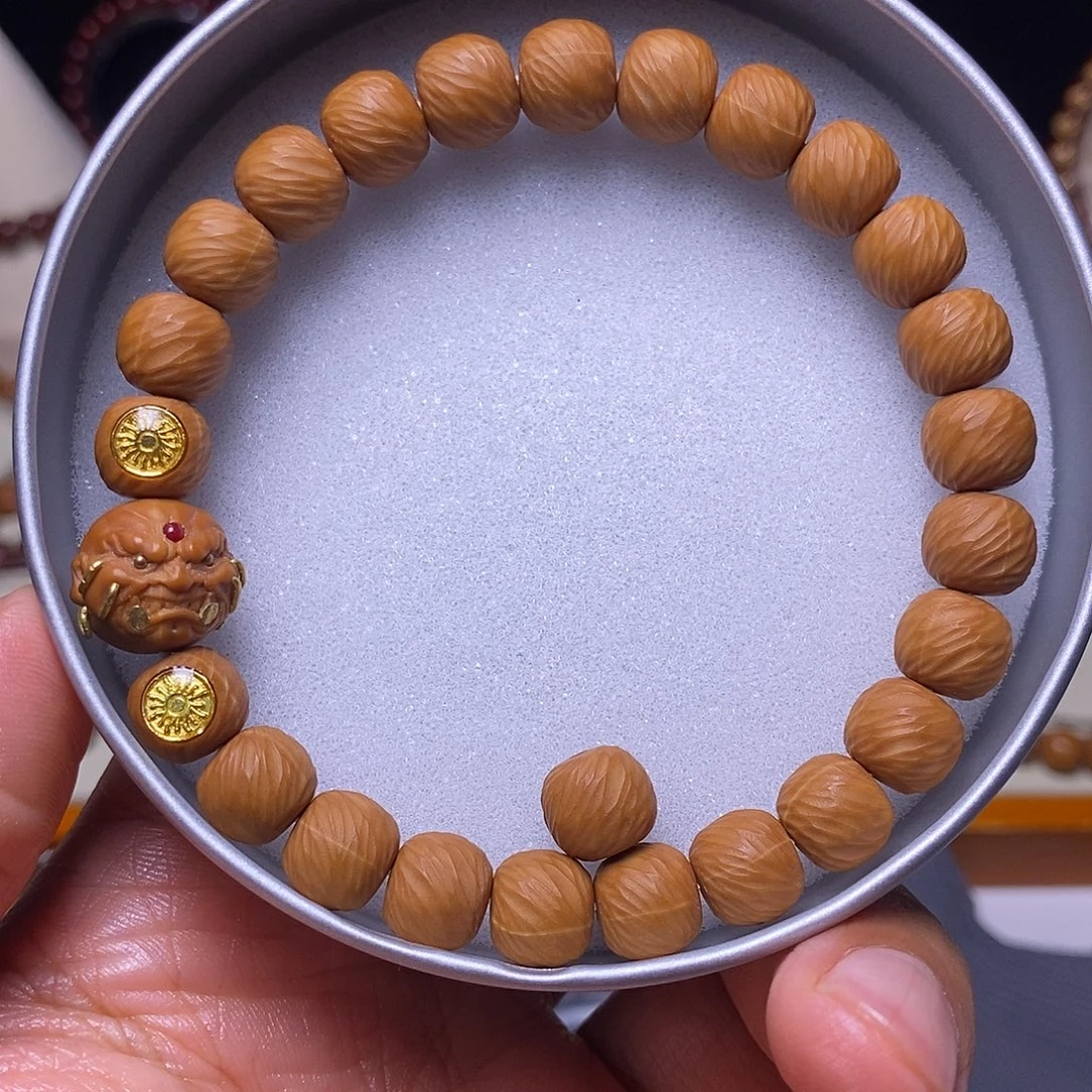 手串猴头核桃恶僧精工千刃云锦尺寸9+全品