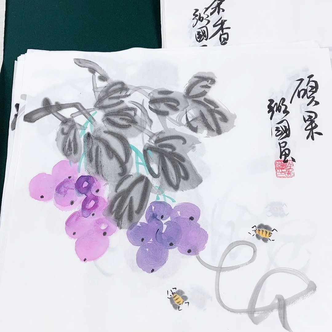 国画宣纸国画纯手绘作品