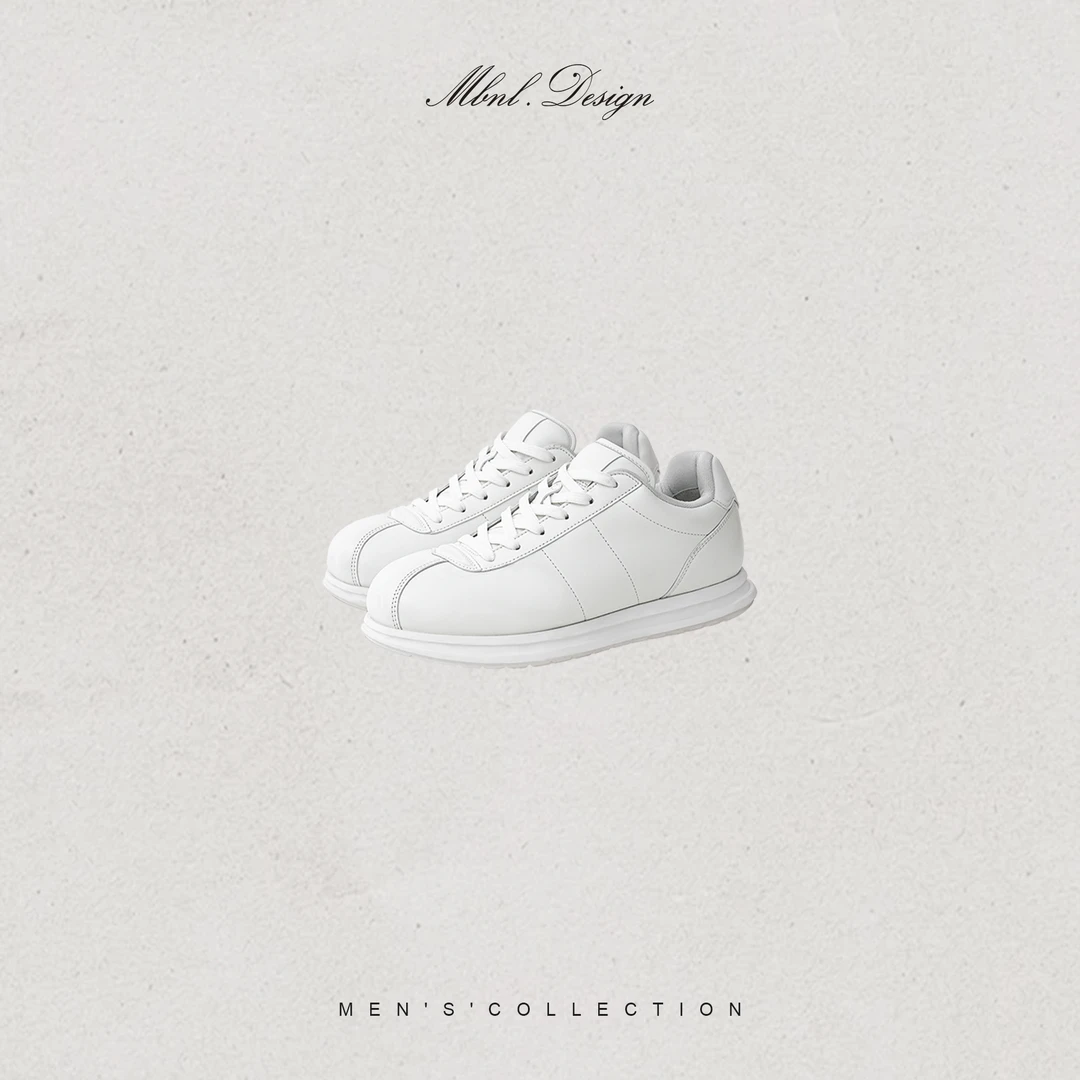 MBNL-F「L.V Bread」秦磊男装绵羊皮网布4.5CM增高面包鞋LL-WXZ9045