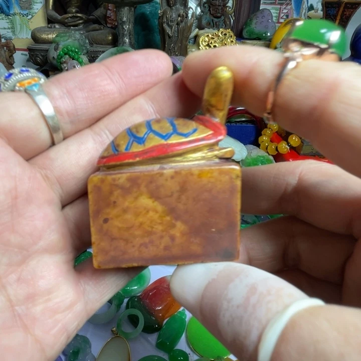 滴血莲花菩提把件