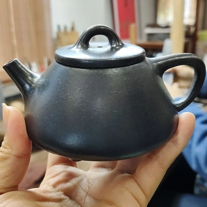 茶壶朱泥石黄子冶石瓢200毫升