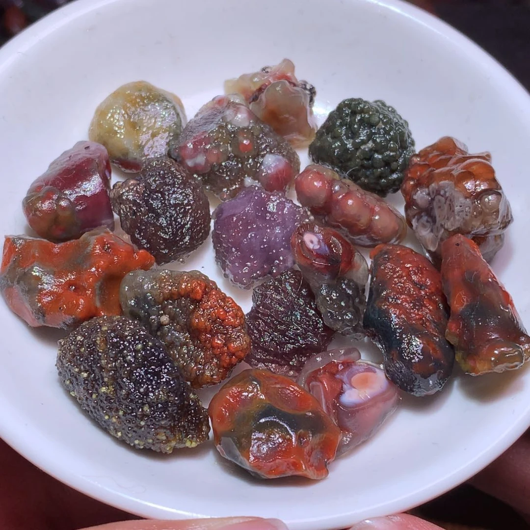 未镶嵌玛瑙/玉髓珠宝半成品