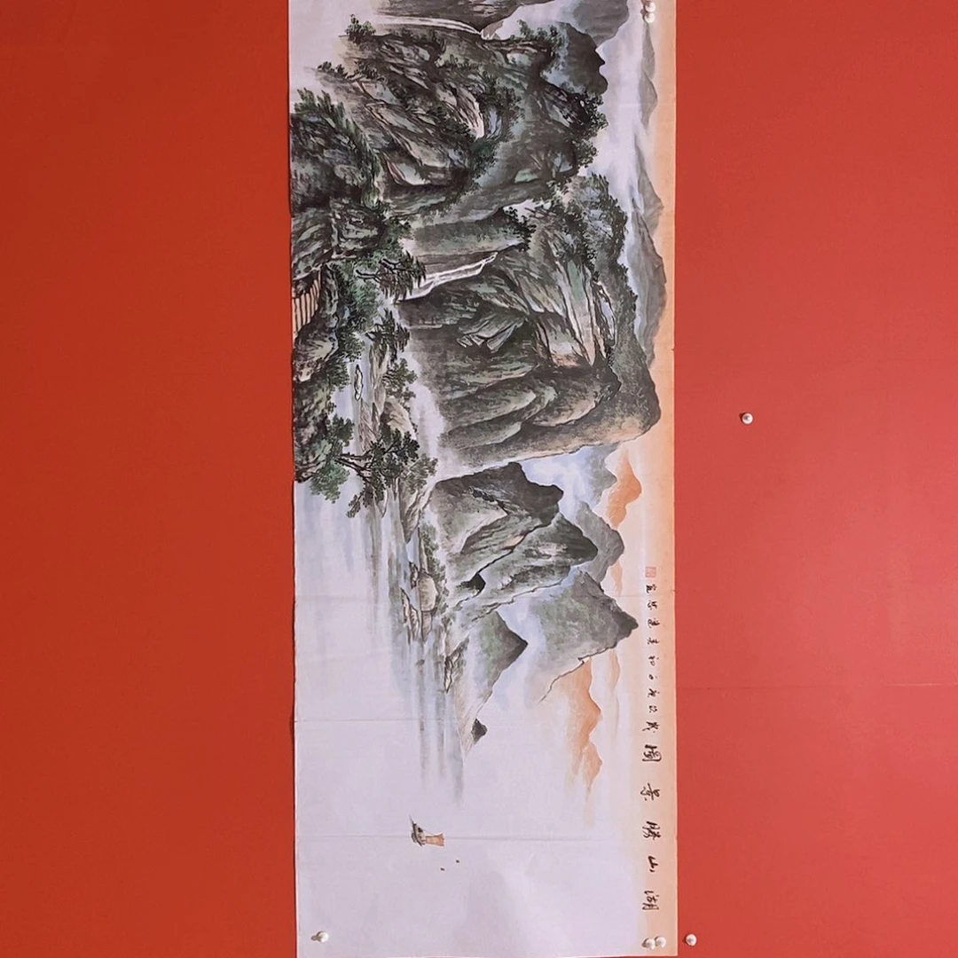 国画山水花鸟国画作品