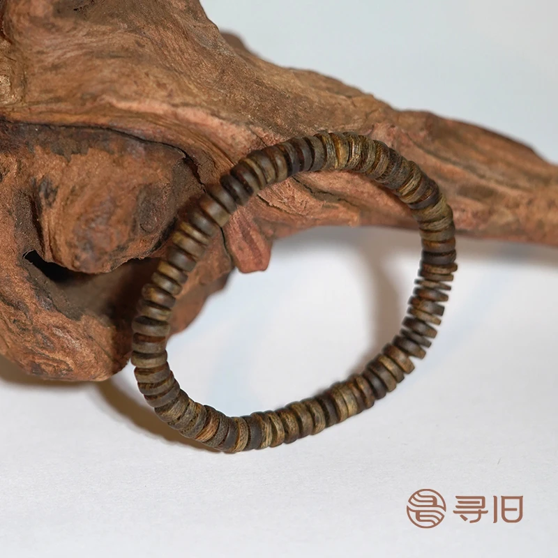 寻旧 沉香【枯木逢春】毕业级海南莺歌绿奇楠片珠沉香手串