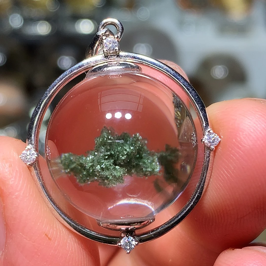 珠宝半成品银S925镶嵌水晶定制款