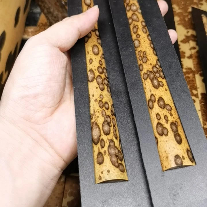 扇子黑花梅鹿扇子料9.5-2.0微填