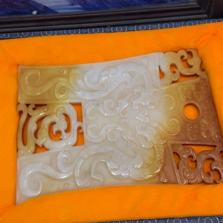 白玉菩提吊坠摆件