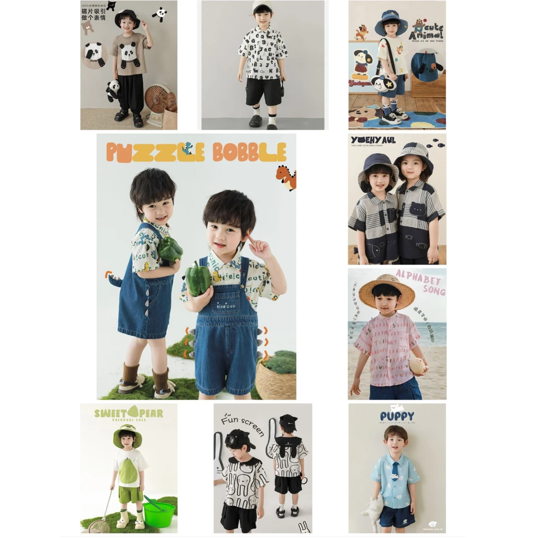 幼悠【不断更新款】洋气卡通动漫图案凉爽系列男童多巴胺 套装夏季