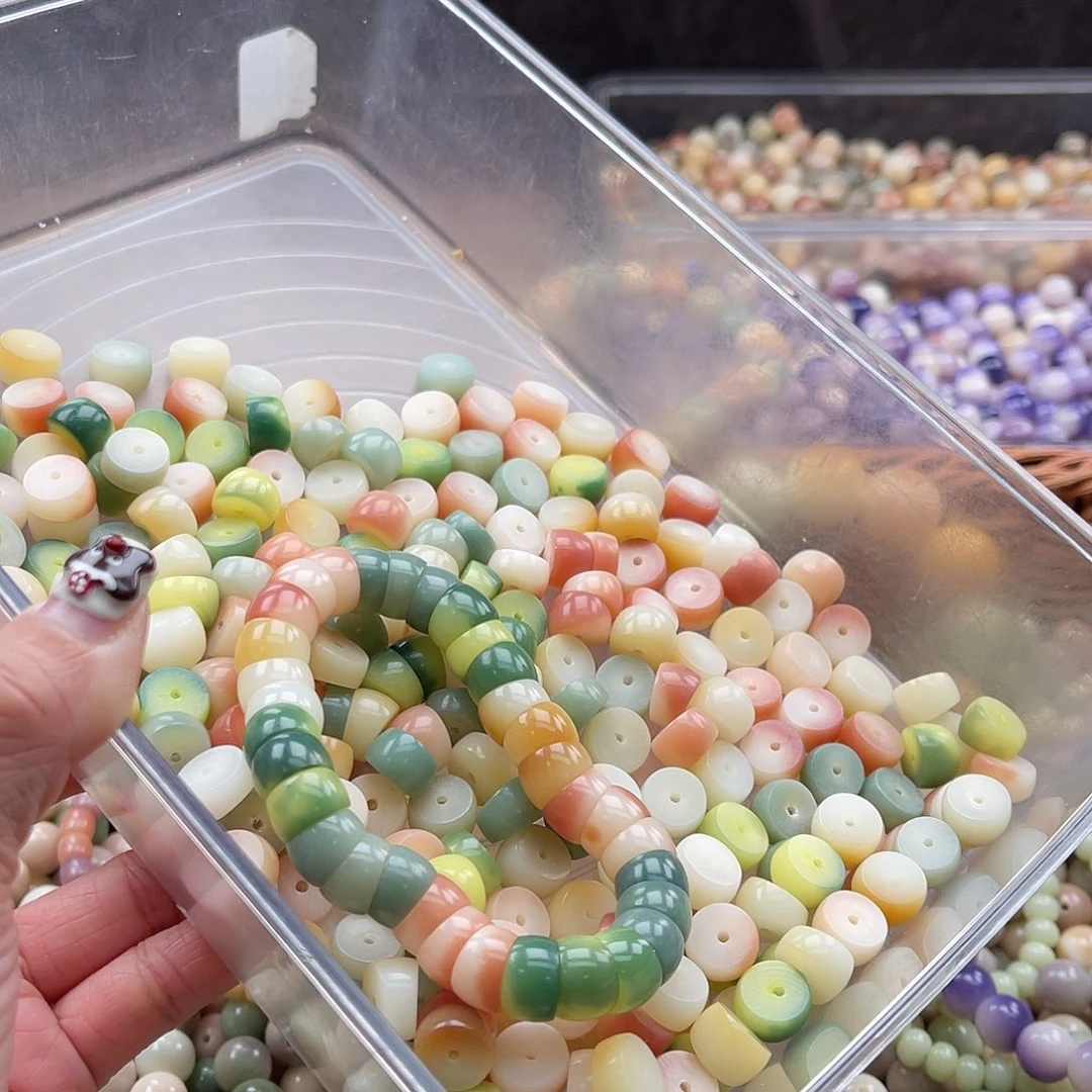 白玉菩提吊坠A/12mm/30+30颗