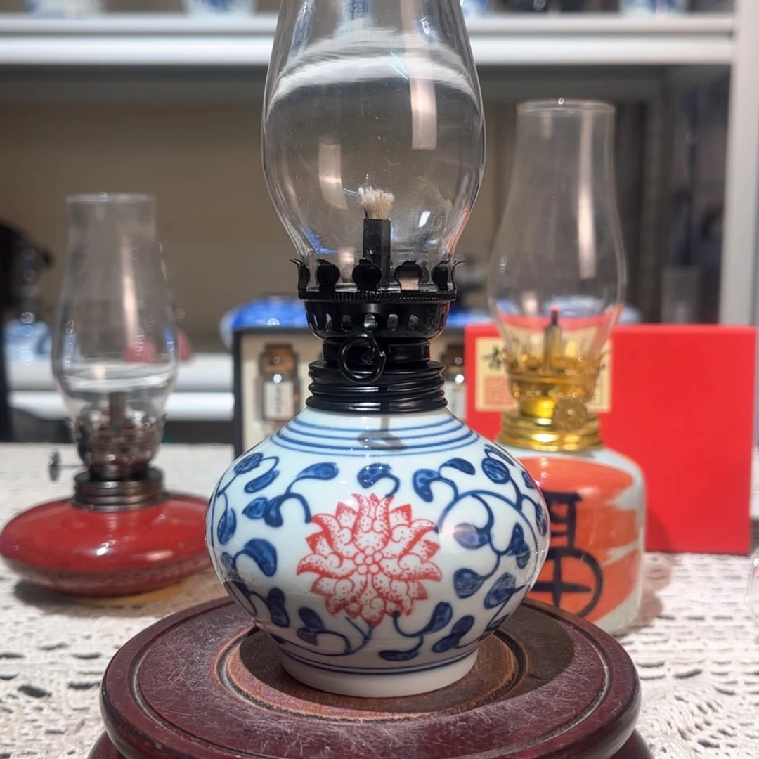 摆件景德镇陶瓷香薰灯