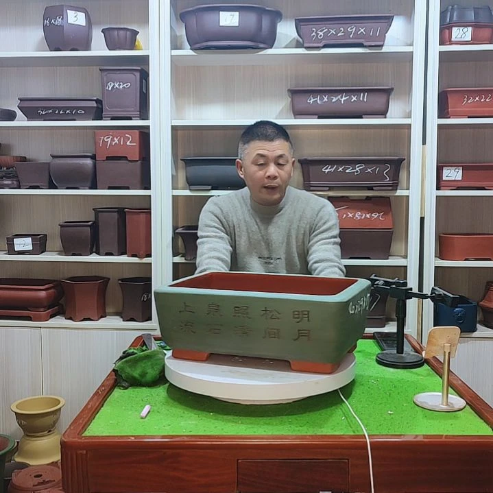 紫砂花盆宜兴紫砂花盆花盆