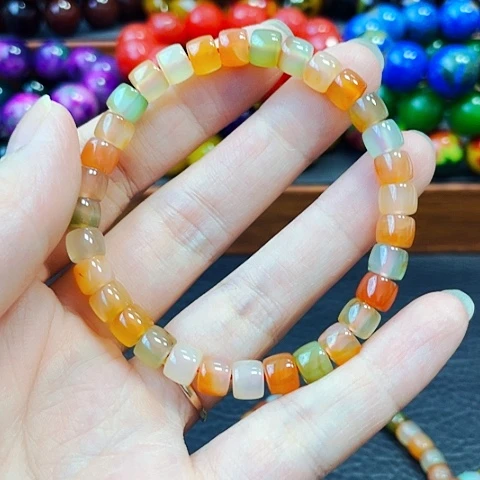 手饰玛瑙未镶嵌糖果盐源7