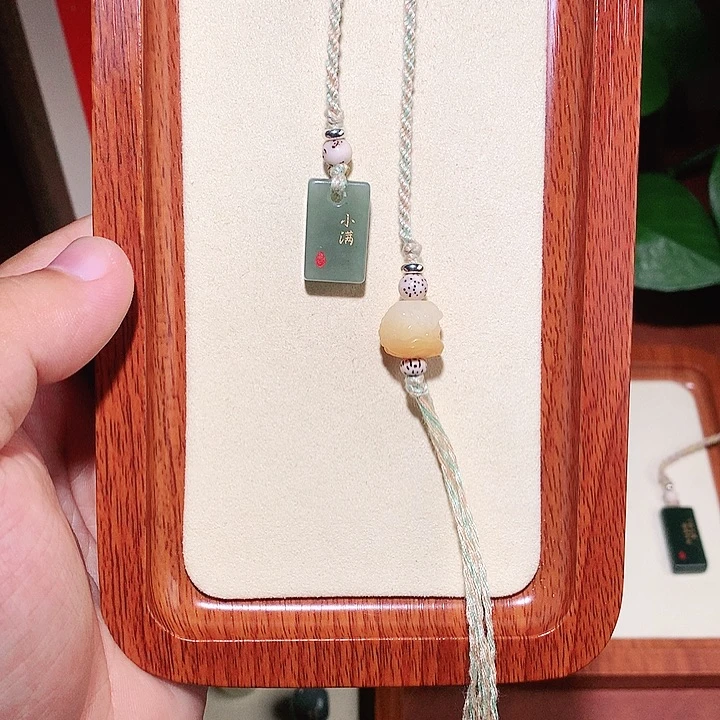 和田玉未镶嵌包链和田玉 154