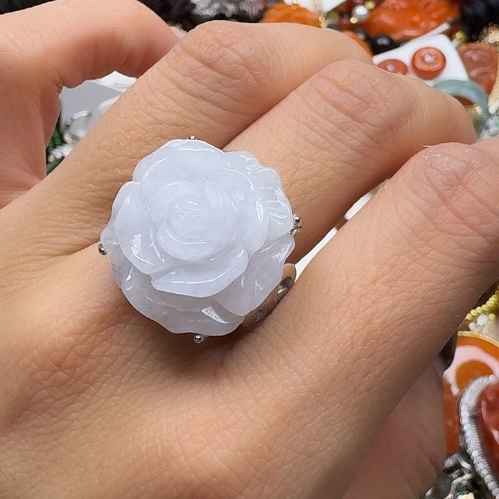 娃***菜翡翠未镶嵌项链翡翠