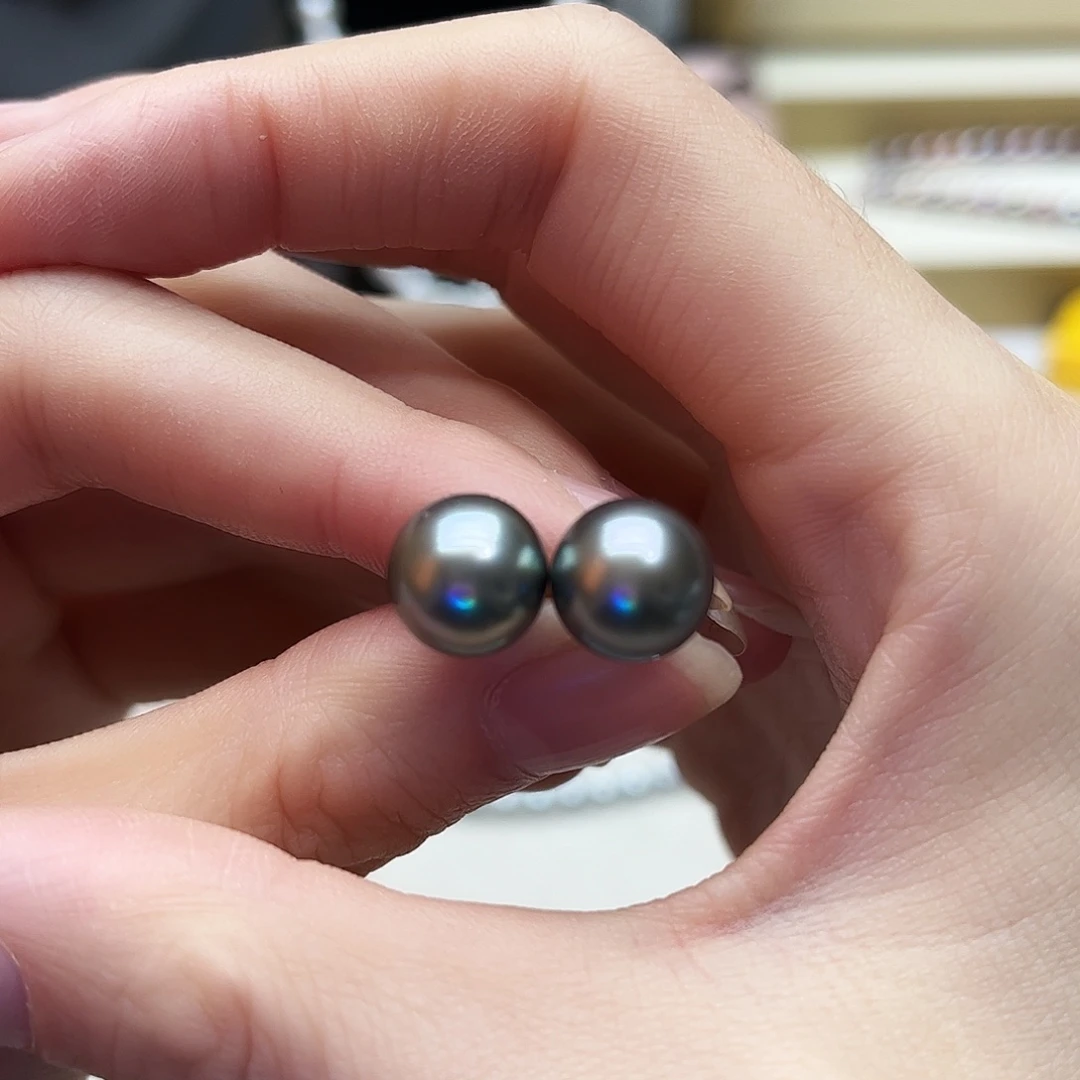 海水珍珠耳饰未镶嵌