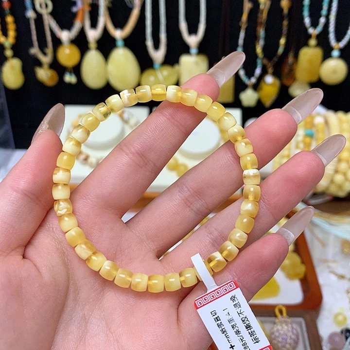 手链蜜蜡未镶嵌蜜蜡手串