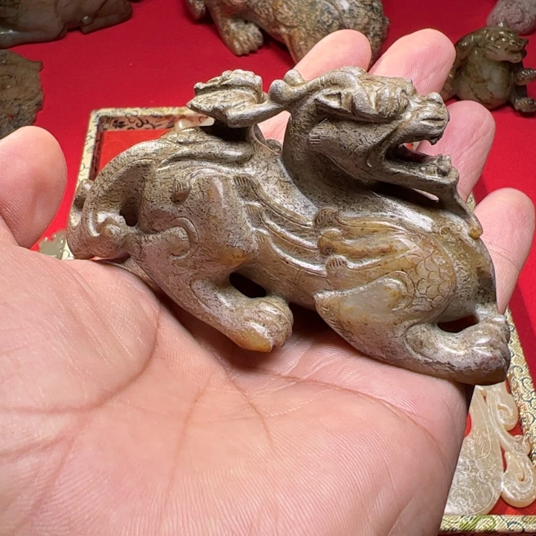 罗***浩和田玉未镶嵌挂件