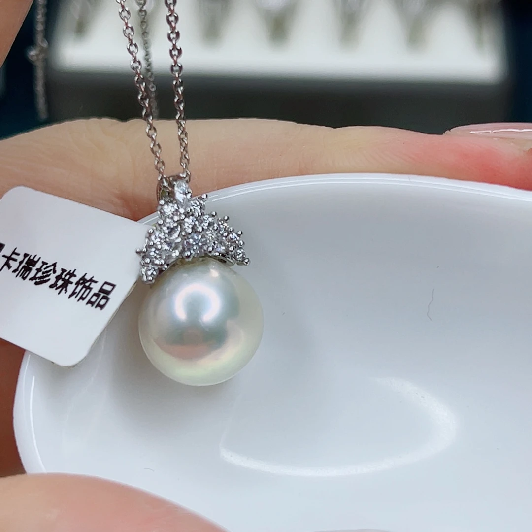 淡水珍珠合金吊坠(赠链)11