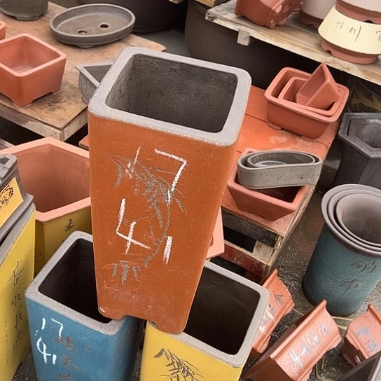 紫砂花盆透气花盆