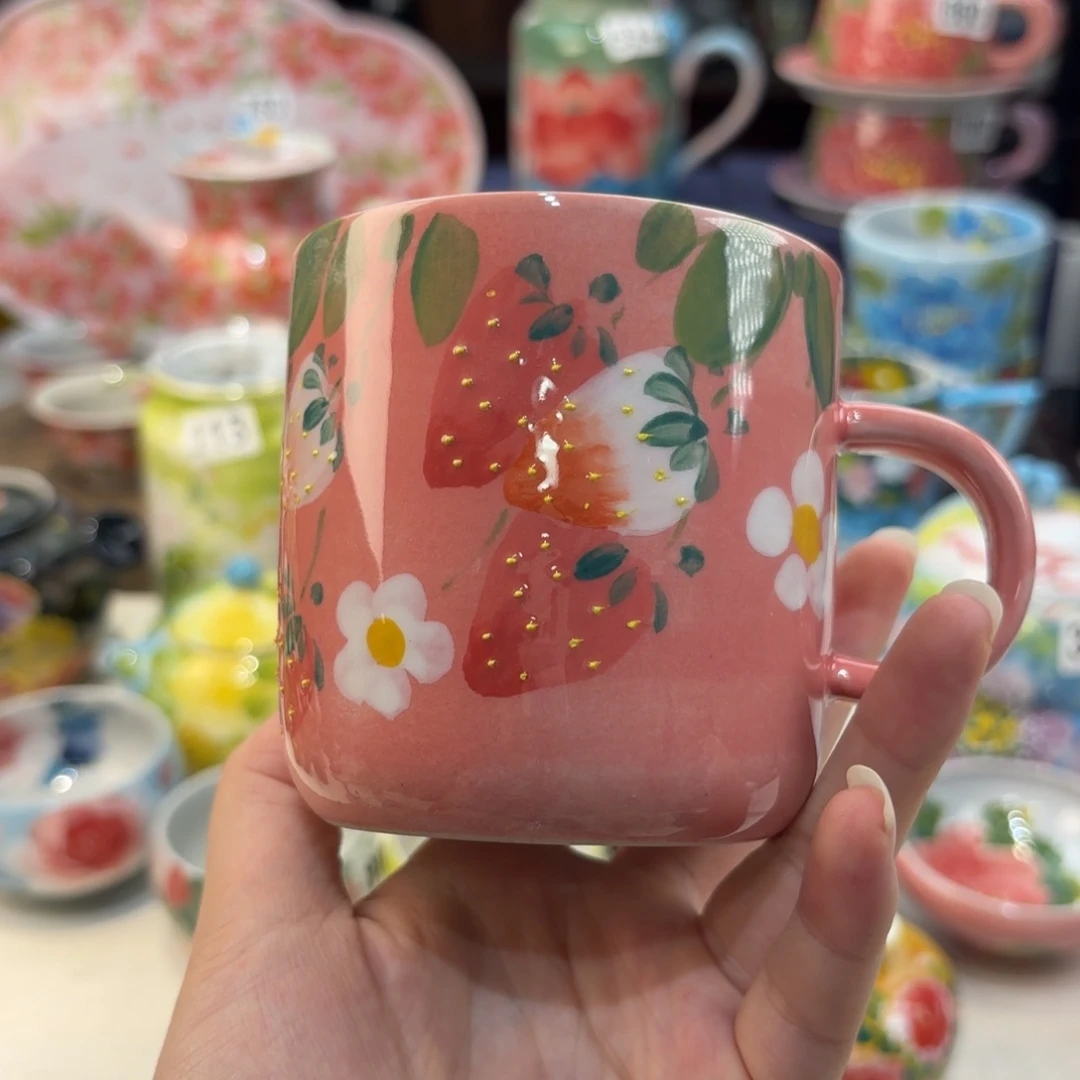 景德镇手绘高温釉下彩陶瓷茶具