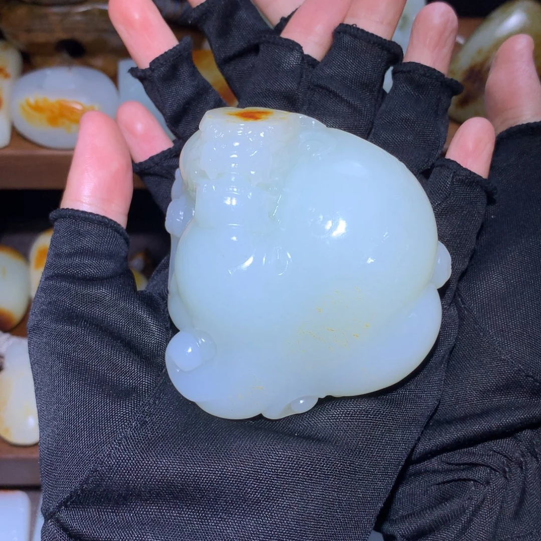浦***桥颈饰未镶嵌和田玉