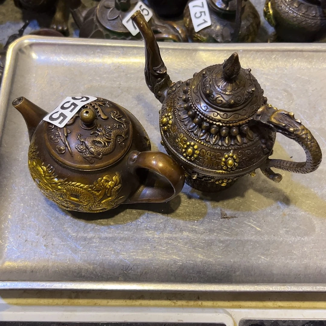 上***水黄铜摆件，文房摆件