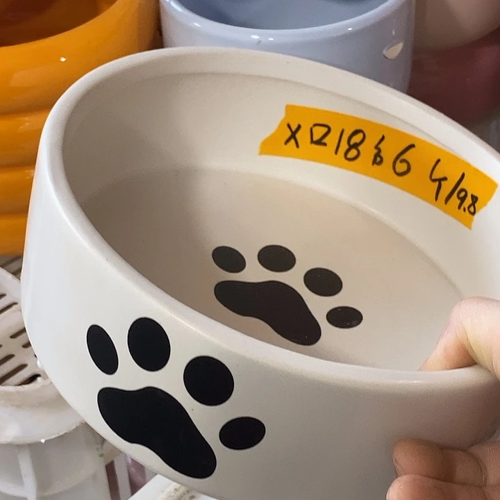 陶盆有孔 瑕疵针孔漏釉介意勿拍外口 18外高6