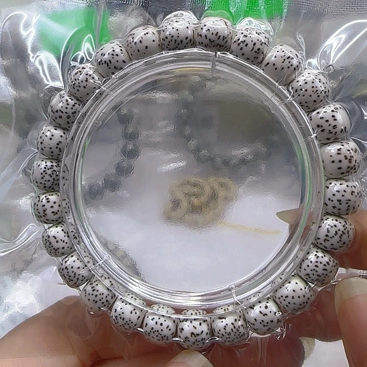 星月菩提手串51哈哈白星月菩提98桶单圈