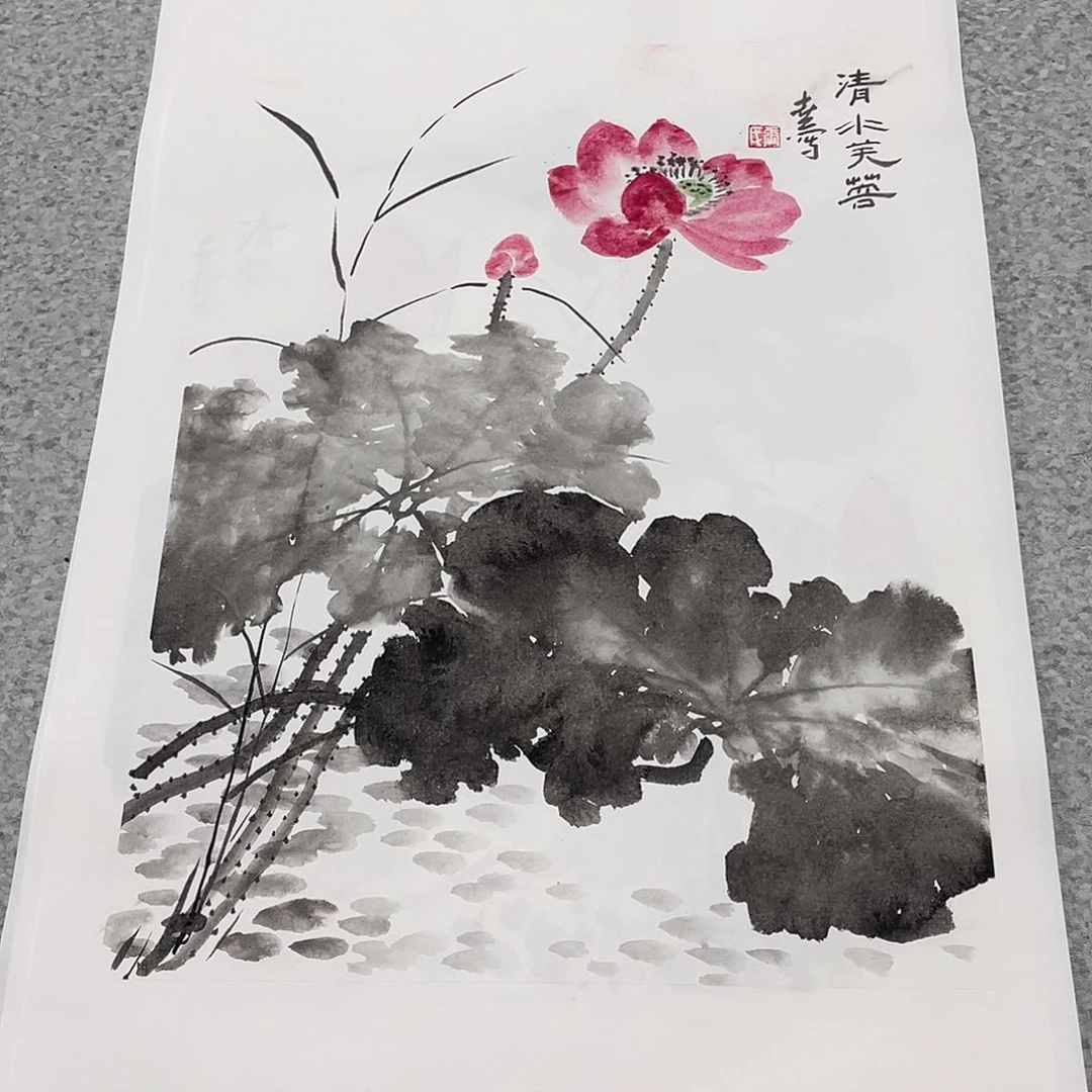 国画1.4平尺国画作品