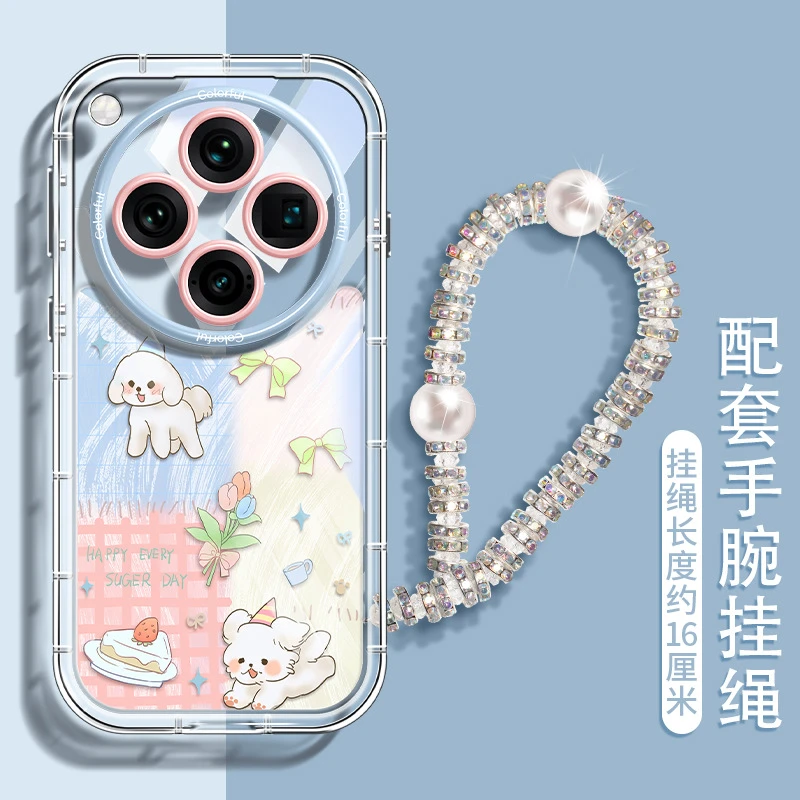 网红透明全包防摔气囊支架可爱创意卡通小熊兔子少女风小清新ins