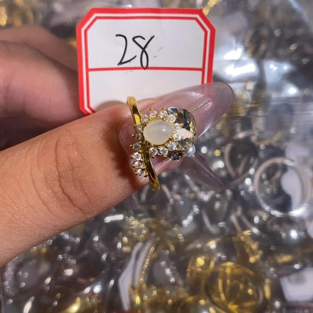 翡翠戒指合金翡翠首饰