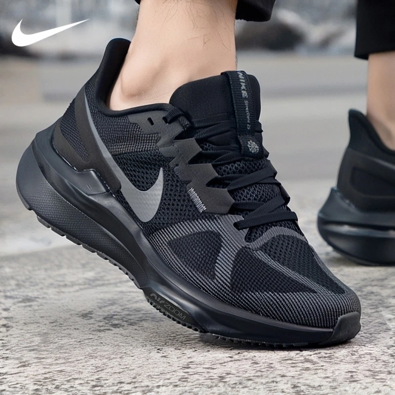 NIKE/耐克男休闲STRUCTURE25黑武士跑鞋透气轻便缓震运动跑步鞋