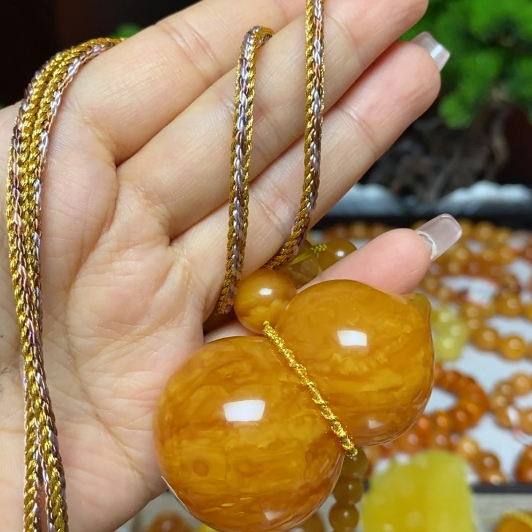 【闪购商品】蜜蜡颈饰未镶嵌项链