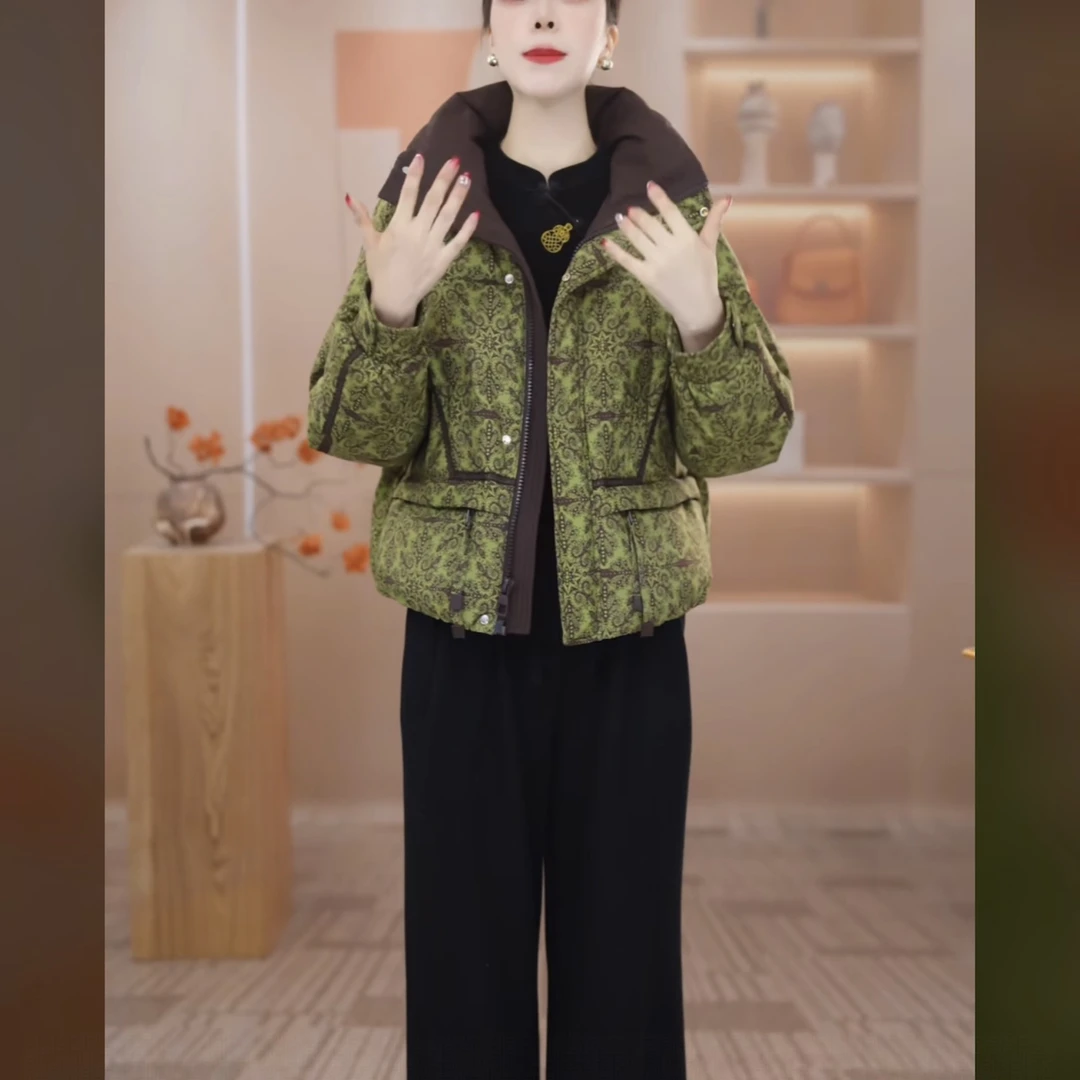 【羽绒服宽松】2025年冬季新款时尚气质轻奢百搭加厚保暖短款羽绒服