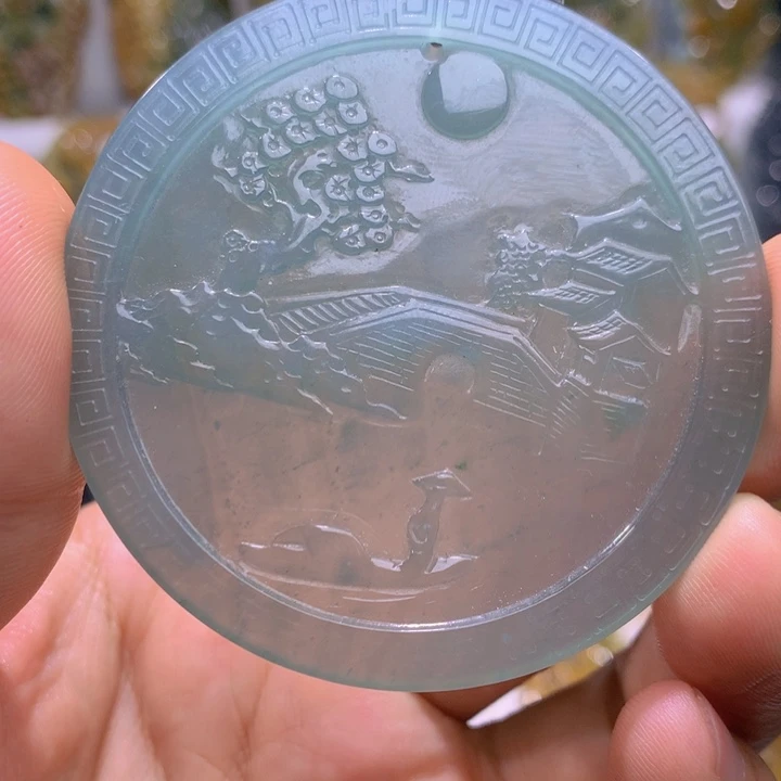 吊坠(不含链)未镶嵌翡翠着*迷