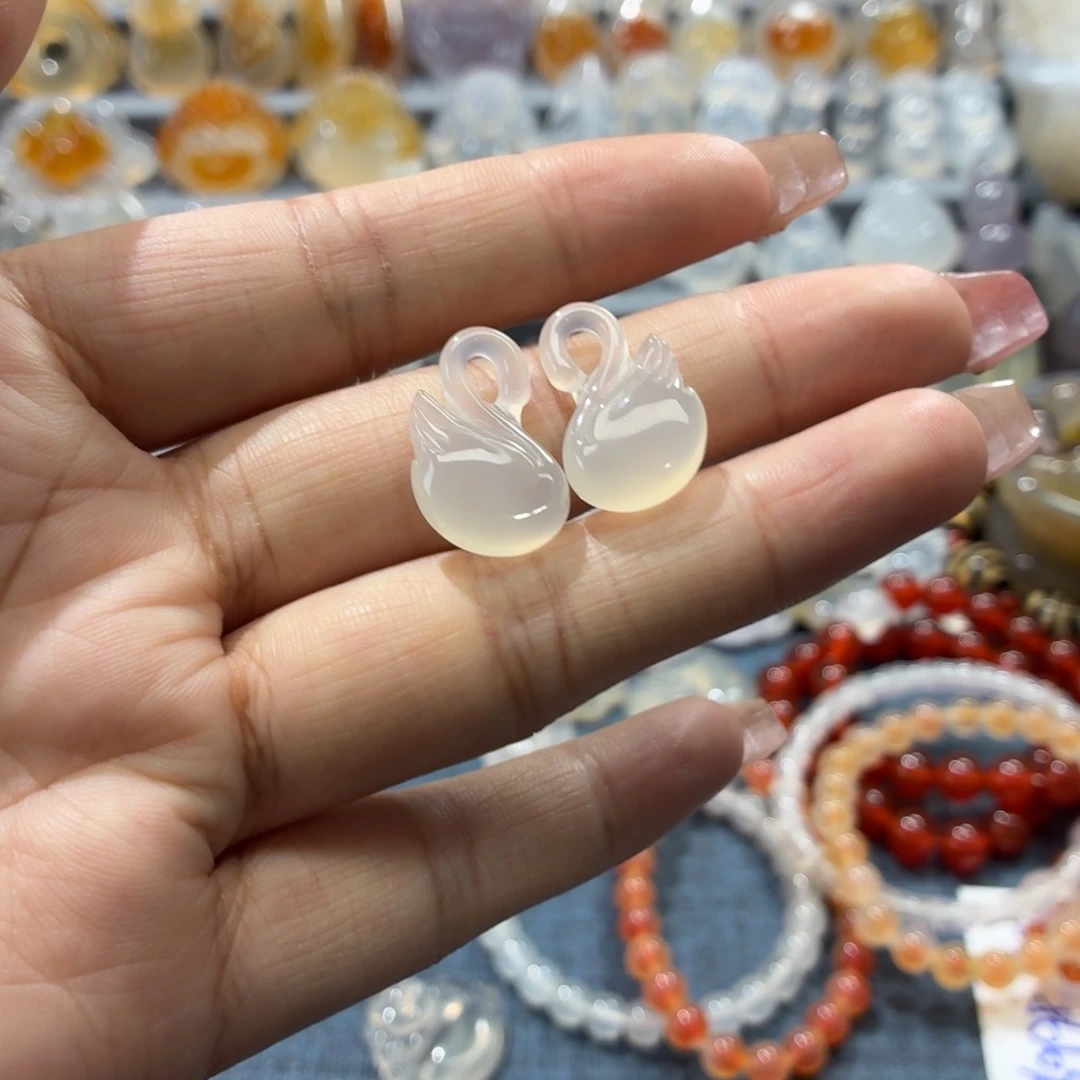 玛瑙/玉髓未镶嵌吊坠(不含链)