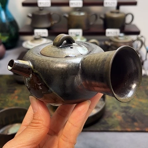 茶盏景德柴烧茶具-纯手工茶具